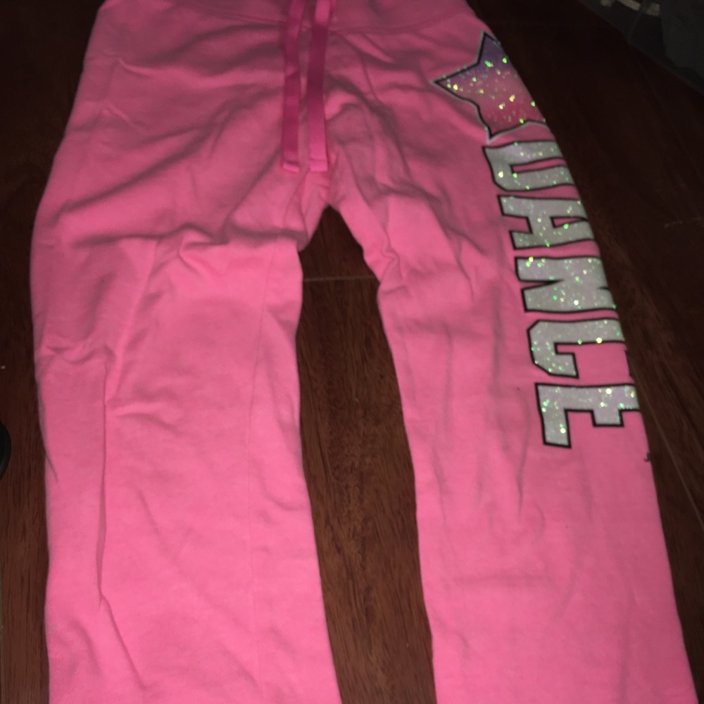 Justice pink sweats